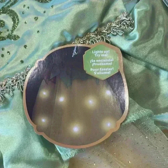 NWT Disney Princess Tiana light up dress costume 3T-4T - Picture 4 of 6